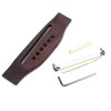 Unbranded Adjustable Rosewood Guitar Bridge Shaft Saddle Nut Wrench Guitar