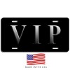 Mako VIP black vanity aluminum vehicle license plate car truck