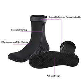 Diving Socks 3mm Neoprene Socks Swimwear Warm Snorkeling Socks For Beach Diving Surfing Snorkeling BBZY