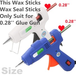 Antique Gold Wax Seal Sticks, ONWINPOR 20pcs Bronze Wax Sealing Sticks for 0.28'' Glue Gun, Wax Seal Stamp, Wedding Invitations, Envelope, Christmas Gift Ideas (Antique Gold)