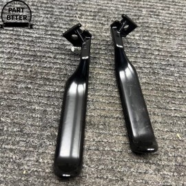 auto-partsbetter Metal Inside Door Handles Pair LH RH For 87-96 Ford F150 F250 F350 Truck Black