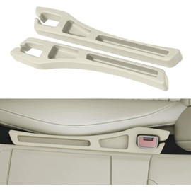 Organizador de relleno para asiento de coche, 2 unidades, bloqueador multifuncional de huecos de llenado de vehículos con ranura de almacenamiento entre asiento y consola, organización