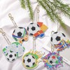 aupawdy Set of 6 diamond painting key rings, diamond key