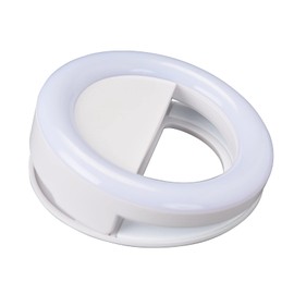 Etsumi VE-2309 VLOG Clip Ring Light, RGB, White, Dimmable, Flashing, Rainbow, Party Mode, Monitor, Smartphone