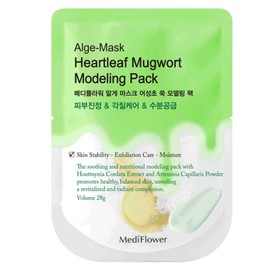 Diatomaceous Earth Disposable Modeling Pack Houttuynia Cordata Mugwort 28g / 규조토 일회용 모델링팩 어성초 쑥 28g