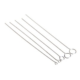 80 Pcs Inoculating Needle, 5 mm Nichrome Tips Inoculating Loop, Reusable Inoculating Loop Holder Tips For Laboratory, Bacterial Tissue Culture