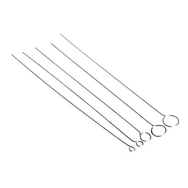 80 Pcs Inoculating Needle, 5 mm Nichrome Tips Inoculating Loop,