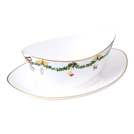 Royal Copenhagen 2503563 Star Fluted Christmas Sauceboard Sauce Pot