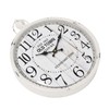 Menterry Retro Round Wall Clock. White Vintage Antique Style. Battery