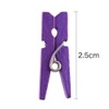 DECORA 2.5cm Multicolor Wood Mini Clothespin 72 pieces in One