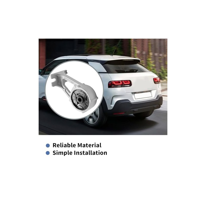 Ollanoos 9675078380 Car Exhaust Pipe Rubber Fixing Bracket, Replacement for