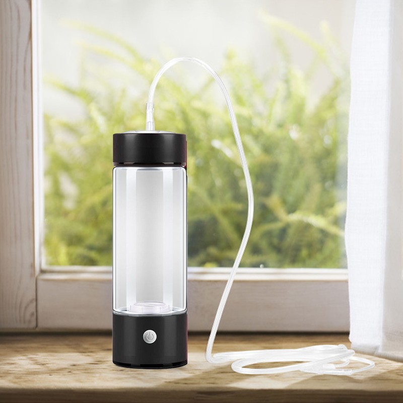 Hydrogen Water Bottle 420ml USB Charging Portable Hydrogen Rich Water