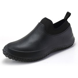 LUNA PARK Zapato para Chef Hombre o Mujer, Zapatos de Cocina Antiderrapante, Zapatos de Trabajo de Cocina para Restaurantes (Negro, Adulto, 29.0 cm, Medición, Sistema Tallas Calzado JP)