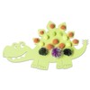 Ursus 43500009 Pompom Art Dinos, Craft Set with 6 Sheets