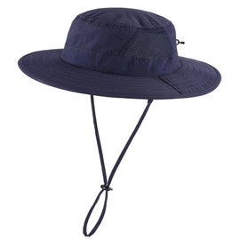 Decentron Men's Fishing Sun Hat Foldable Wide Brim Bucket Hats Adjustable UV Protection Safari Hat Breathable Hiking Hats Navy Blue
