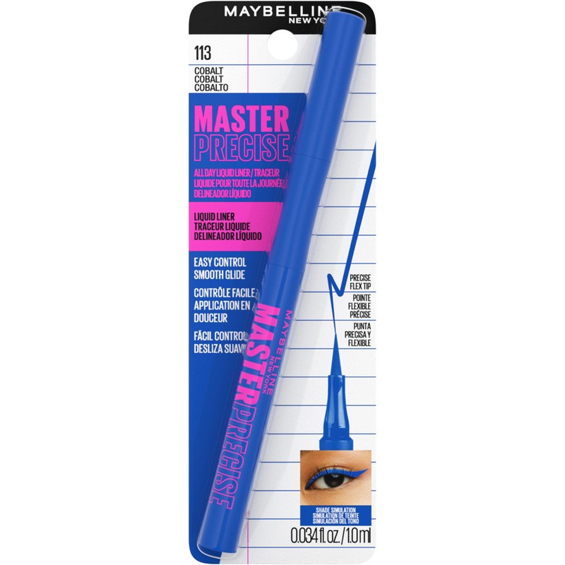 MAYBELLINE Master Precise All Day Liquid Eyeliner, Waterproof Eyeliner Makeup