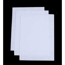 YYCRAFT Stiff Felt Sheets 9 Inch X 12 Inch - 48 Pcs Pack(Thickness:1mm),White