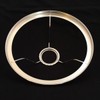 Aladdin Nickel Plated 10" Under Burner Shade Ring for Glass