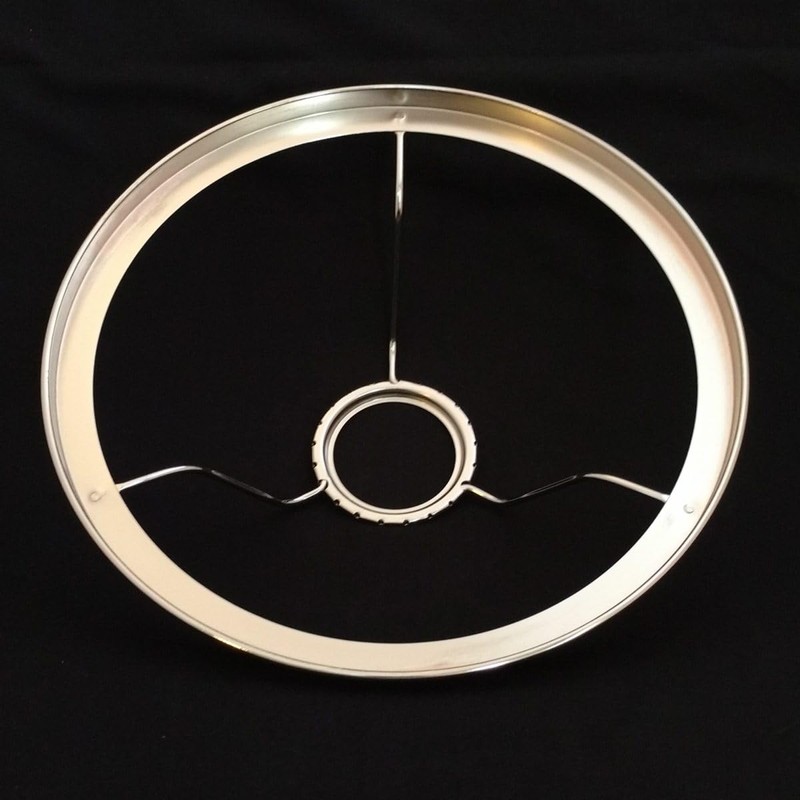 Aladdin Nickel Plated 10" Under Burner Shade Ring for Glass