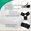Adjustable 6 Sides Fitted Bed Sheet Clips, Sheet Holder Straps