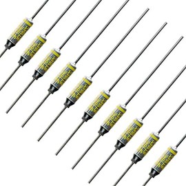 BOJACK SF184E SEFUSE 10A 250V Thermal Fuses 184 Degrees Celsius Thermal Cutoffs (Pack of 10)