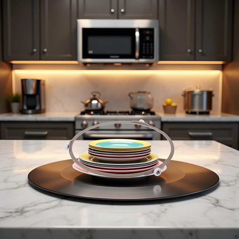 Brown Large Microwave Turntable Ring Microwave Oven Rotating Roller Support
