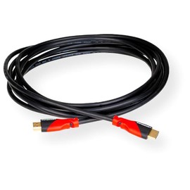 Seco-Larm MC-1130-06FQ Enforcer High-Speed HDMI Cable, 4K HDR, 18Gbps, 6ft Cable, CL3 Rated, 28AWG