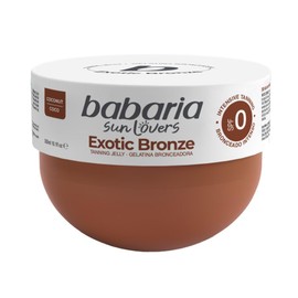 Babaria unisex exotic bronze coconut oil tanning jelly, SPF 0, 300 ml,