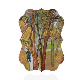 Fastasticdeals Vertical Home Decor Wall Sign Garden Saint Pauls Hospital Art Picture Frame Benelux Shape 5x7Inches