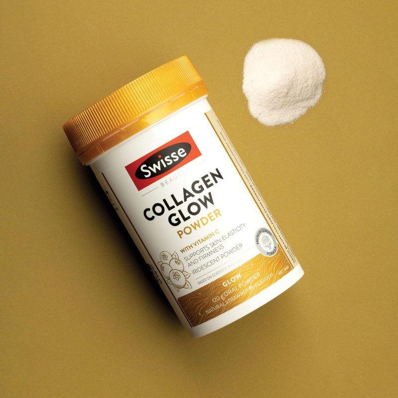 Swisse Beauty Collagen Glow Powder | Supports Skin Elasticity and