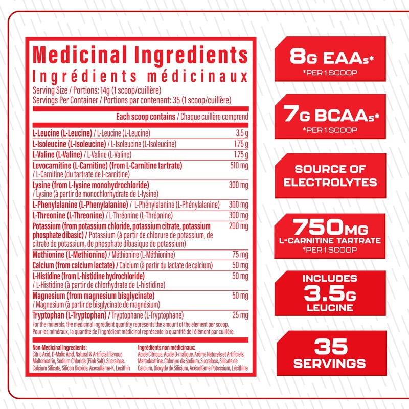 TC Nutrition AminoLyte EAA + BCAA Powder - 35 Servings