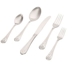 Herdmar "Vitral" 5-Piece Place Setting, 18/10-Inch, Bright Mirror Finish