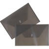 JAM PAPER Plastic Envelopes with Hook & Loop Closure -