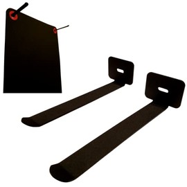 IRON AMERICAN Colgador para esterillas de yoga - Ganchos ajustables para esterillas de ejercicio, rodillos de espuma y almacenamiento de equipos de gi