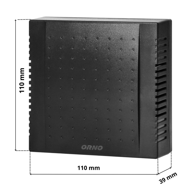 ORNO Quarto AC Doorbell Wired Mechanical Gong 80dB 230VAC (Black)