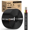 Nilight 100FT 16 Gauge 3 Conductor Electrical Wire Tinned Oxygen