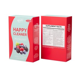 Happy Cleanse Superfood Powder- Immune Support & Gut Health Optimum/Probiotics/Digestive Enzymes/Moringa:_2pcs(Berry Flavor)