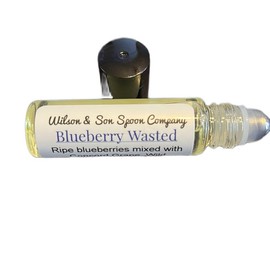 Blueberry Wasted Body Oil Roll on 10 ml - Juicy Blueberries, Concord Grapes, Wild Strawberries, California Lemons & Turbinado Sugar