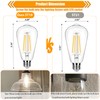 winsaLED 12 Pack 100 Watt Equivalent LED Edison Bulbs, 9W