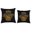 Weekend Camping Warrior Tent Throw Pillow