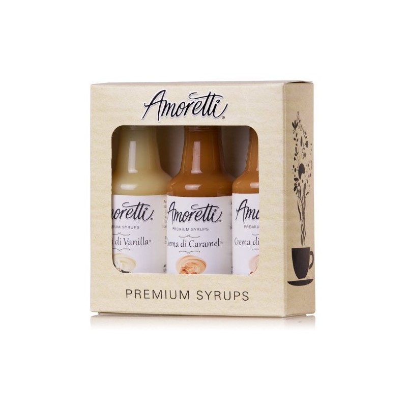 Amoretti Premium Syrups Creamy Classic 3 Pack (50ml)
