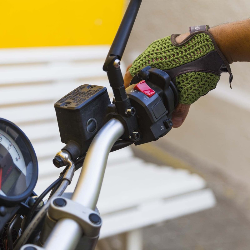 Adapter Universe Driver's Gloves Retro Vintage Leather Fingerless Driving Gloves