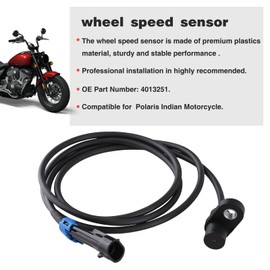 Hiolpen Motorcycle Wheel Speed Sensor Compatible for Polaris Indian Motorcycle 4013251