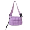I IHAYNER Quilted Puffer Belt Bag Fanny Waist Packs Small