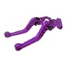 BLUE ELF Purple CNC 6 Position Shorty Brake Clutch Lever