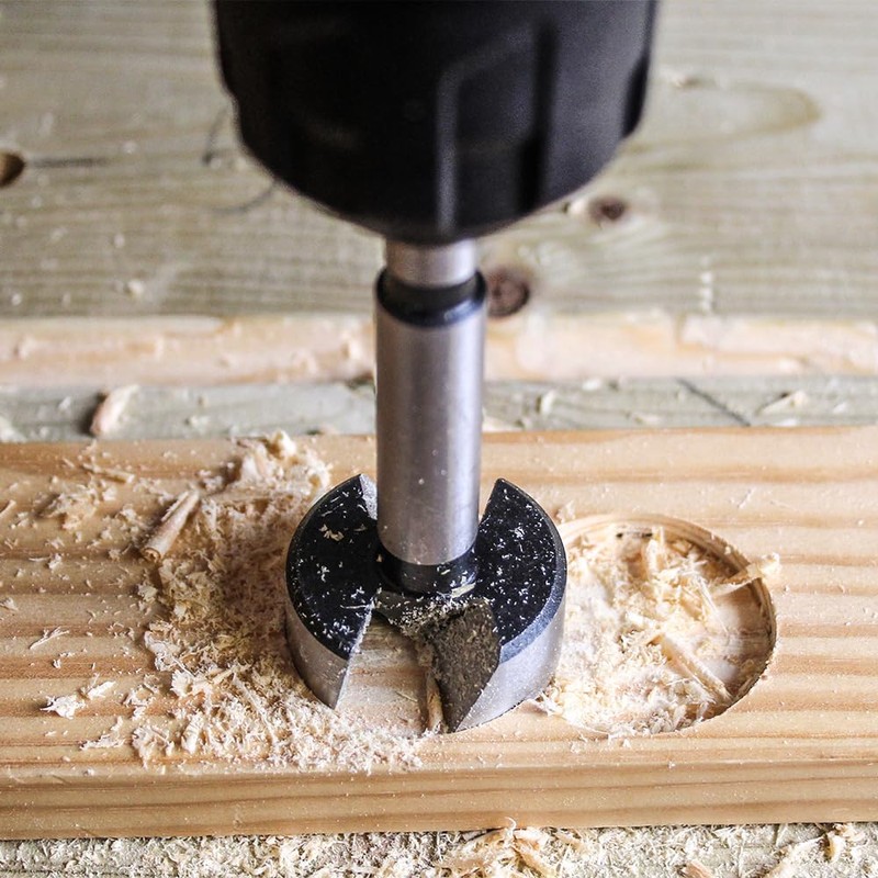 Faithfull FAIFOR45 Forstner Bit for Hardwood, Softwood, Drilling, Boring, Straight,