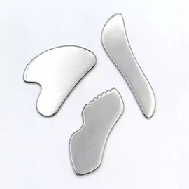 Heart Gua Sha 스테인리스 괄사 바디 아이스 눈 피부 마사지기/얼굴/마사지/페이스/도구/두피/다리/미니/목괄사/손잡이 [하트 괄사] Stainless Steel Gua Sha Body Ice Eye Skin Massager / Face / Massage / Face / Tool / Scalp / Legs / Mini / Neck Gua Sha / Handle [Heart Gua Sha]