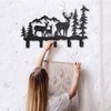 VIVICOMFY Metal 5-Hook Deer Storage, Powder Coated Wall Mount, 15.8x9.65x1.1