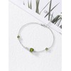 Seiyang Infinity Birthstone Link Bracelet for Women 925 Sterling Silver