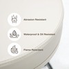 DR.LOMILOMI Pneumatic Swivel Rolling Stool Chair 503 Kai (Standard, Cream)